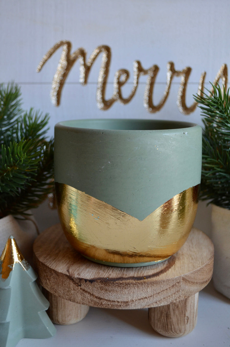 Green and Gold Leaf