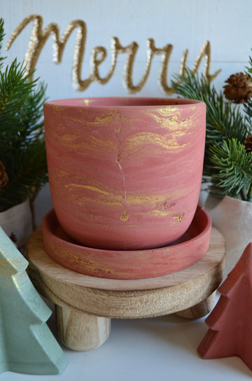 Holiday Red Planter