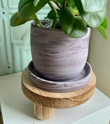 Purple Swirl Planter